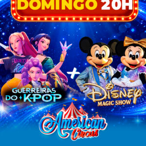 Ingresso American Circus | Piracicaba - SP | 26/04/2026 - Domingo  3ª Sessão 20:00hs