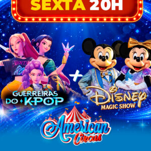 Ingresso American Circus | Piracicaba - SP | 24/04/2026 - Sexta-Feira 20:00hs